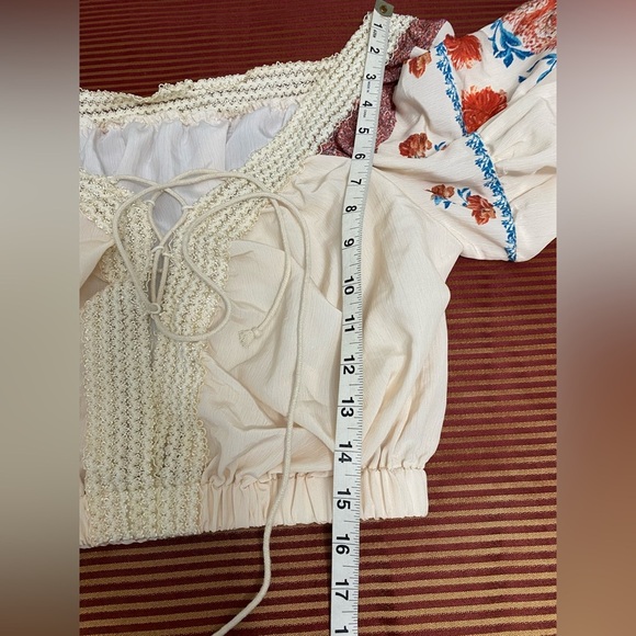 - URSIME Bohemian Floral Women's Top - Picture 7 of 7